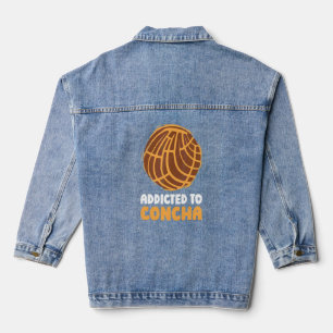 Concha Addicted Bread Dough Mexican Sweet Pastry R Denim Jacket