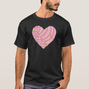 Concha Heart Pan Dulce Mexican Mexicana Mexico T-Shirt