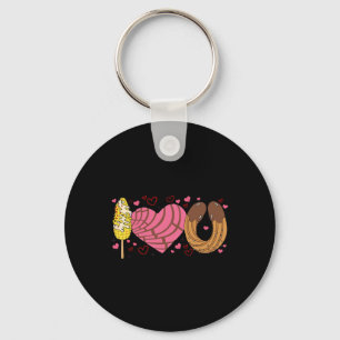 Conchas I Love You Valentine Mexican Valentines Da Key Ring