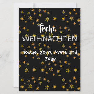 Conciliation Christmas card Frohe Wiihnachten