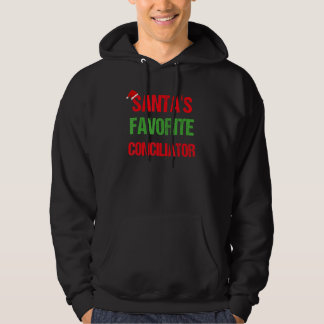 Conciliator Funny Pajama Christmas Hoodie