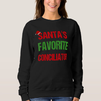 Conciliator Funny Pajama Christmas Sweatshirt
