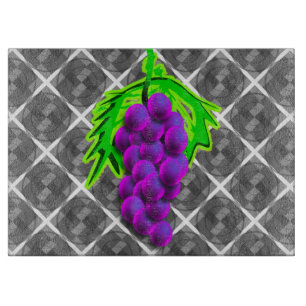 Concord Grape Splash Elegant Luxe Cutting Board