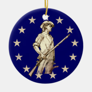 Concord Minuteman Ceramic Tree Decoration