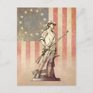 Concord Minuteman Postcard
