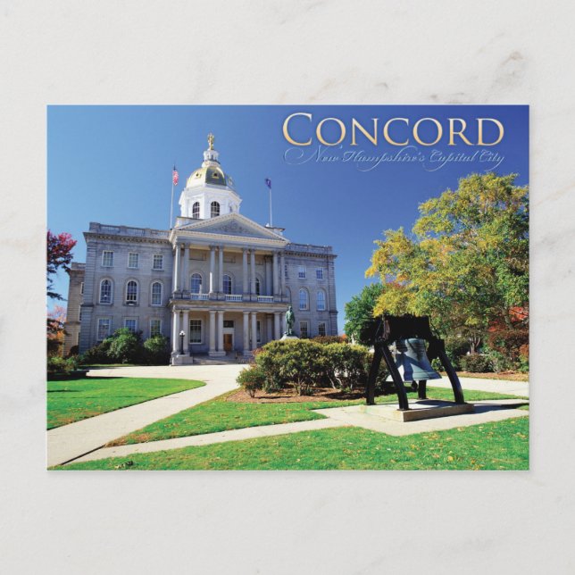 Concord New Hampshire Postcard (Front)