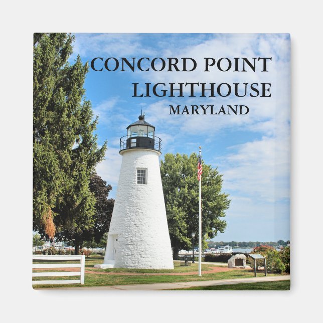 Concord Point Lighthouse, Maryland Magnet (Front)