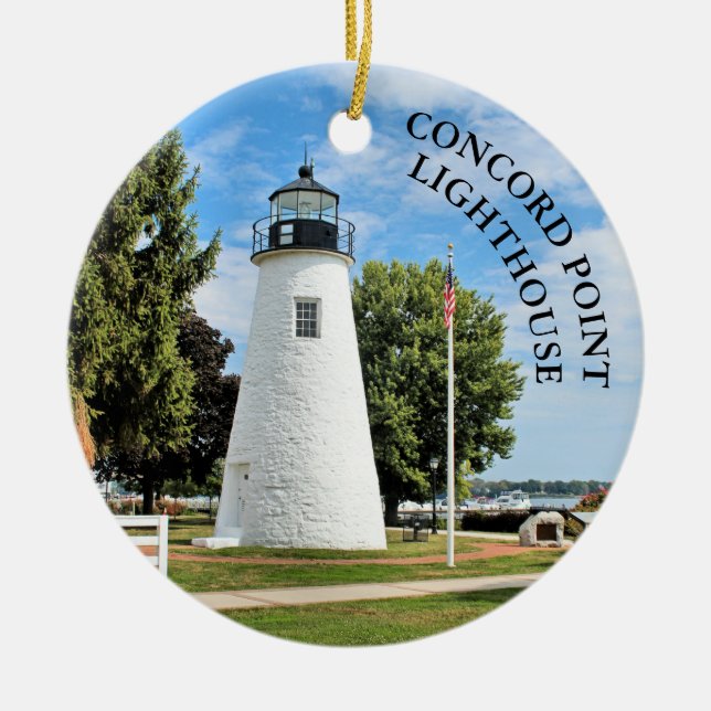 Concord Point Lighthouse, Maryland Ornament (Front)