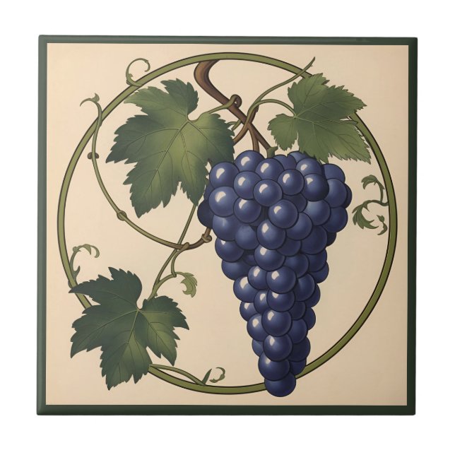Concord Vinyard Ceramic Tile (Front)