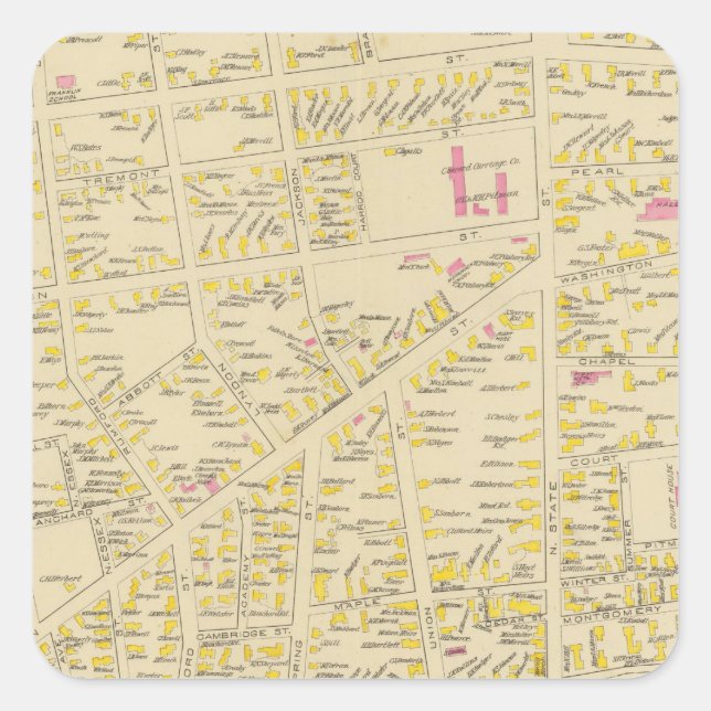 Concord, Ward 4 Square Sticker (Front)