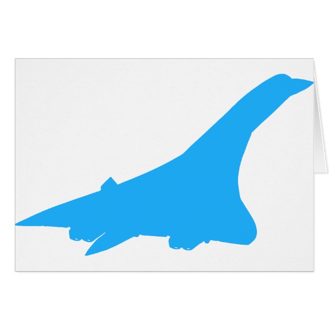 Concorde Supersonic Passenger Jetliner (Front Horizontal)