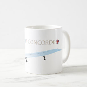 Concorde Turbojet-powered Supersonic Airliner Coffee Mug