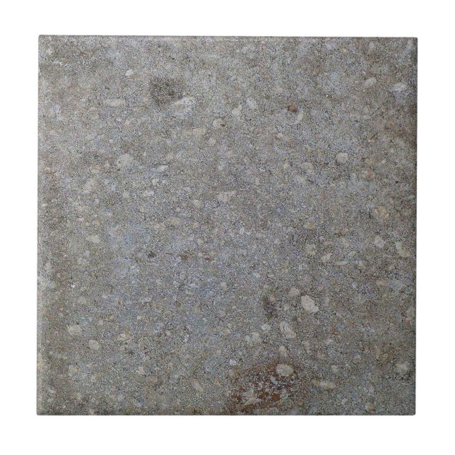Concrete Background Texture Ceramic Tile (Front)