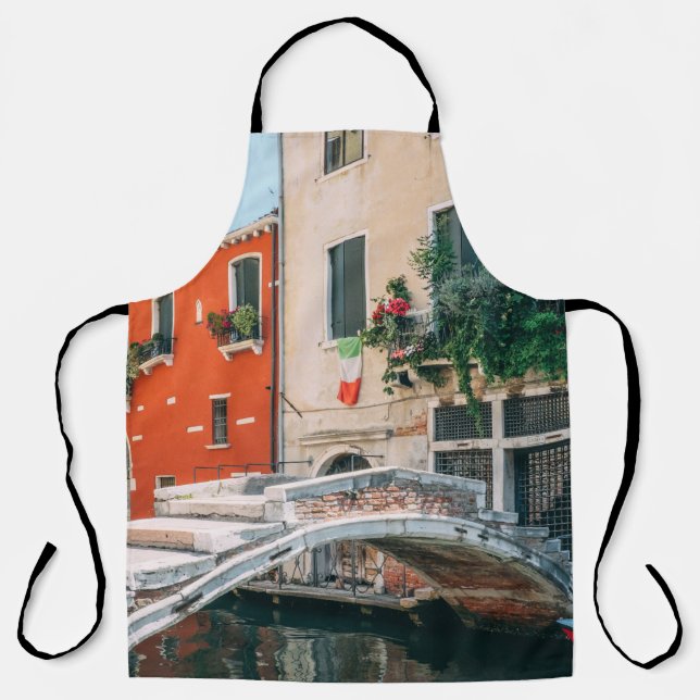 CONCRETE BRIDGE BESIDE WHITE BUILDING APRON (Front)