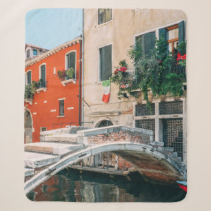 CONCRETE BRIDGE BESIDE WHITE BUILDING SHERPA BLANKET