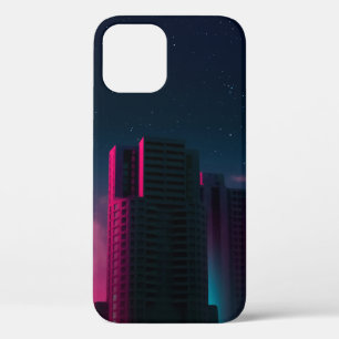 CONCRETE BUILDINGS NEAR WHITE CLOUDS iPhone 12 CASE