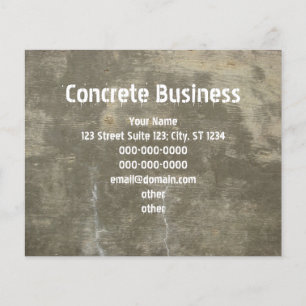 Concrete Business Card