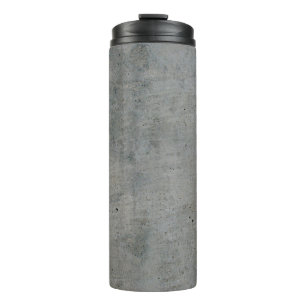 Concrete cement wall gray texture thermal tumbler