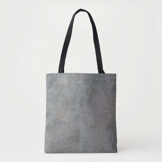 Concrete cement wall gray texture tote bag (Front)