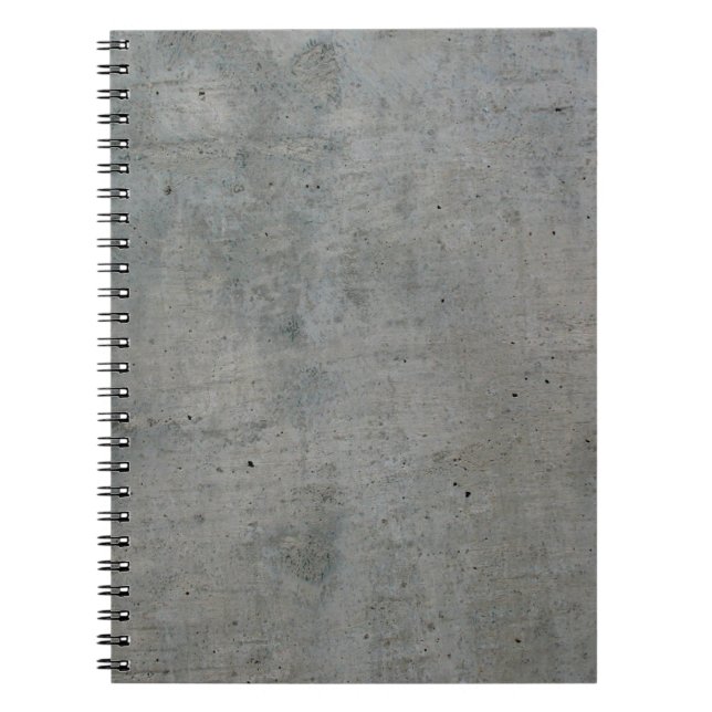 Concrete cement wall grey texture notebook (Front)