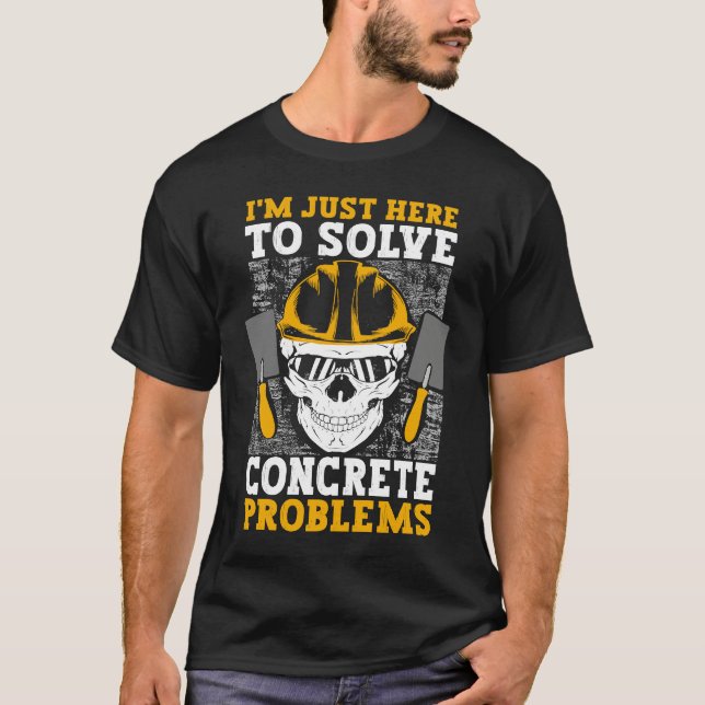 Concrete Finisher Bricklayer Masonery  1 T-Shirt (Front)