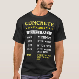 Concrete Finisher Machine Cement Mixer Truck Drive T-Shirt