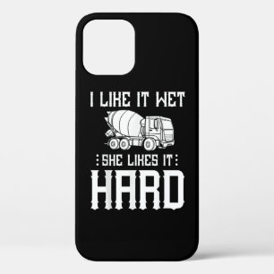 Concrete Finisher Worker Cement Mixer Truck Driver iPhone 12 Case