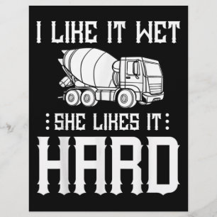 Concrete Finisher Worker Cement Mixer Truck Driver Custom Letterhead