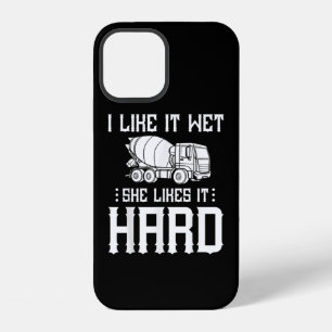 Concrete Finisher Worker Cement Mixer Truck Driver iPhone 12 Case