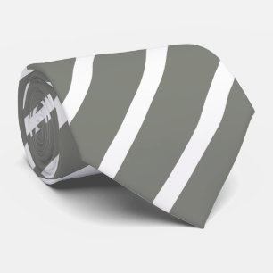 concrete gray striped tie