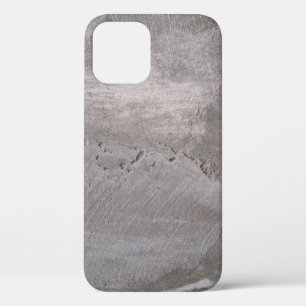 Concrete grey gray wall plaster iPhone 12 case