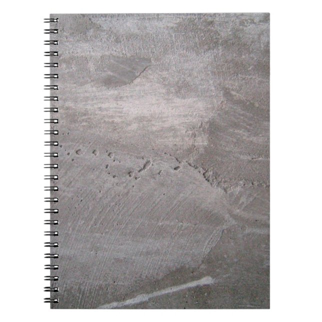 Concrete grey grey wall plaster notebook (Front)