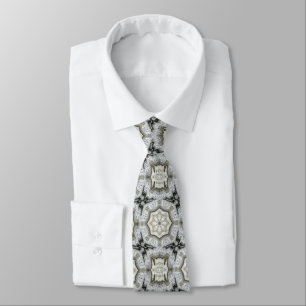 Concrete Grey Star Neck Tie