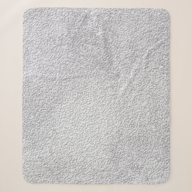 Concrete grey Stone Wall Texture Pattern Sherpa Blanket (Front)