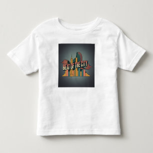Concrete Jungle Rhythm New York Toddler T-Shirt