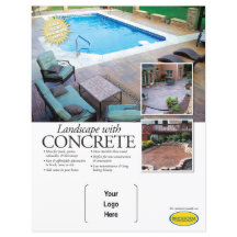 Concrete Landscaping Flyer with Brickform