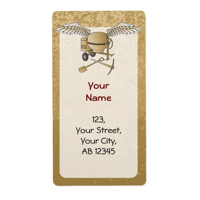 Concrete mixer beige (Front)