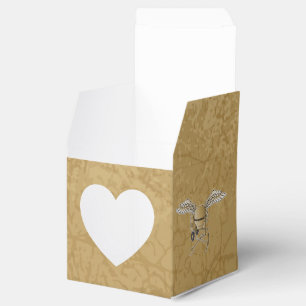 Concrete mixer beige favour box