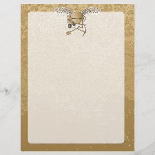 Concrete mixer beige flyer