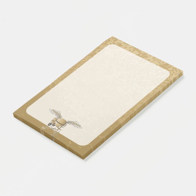 Concrete mixer beige post-it notes (Angled)