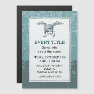 Concrete mixer blue-grey