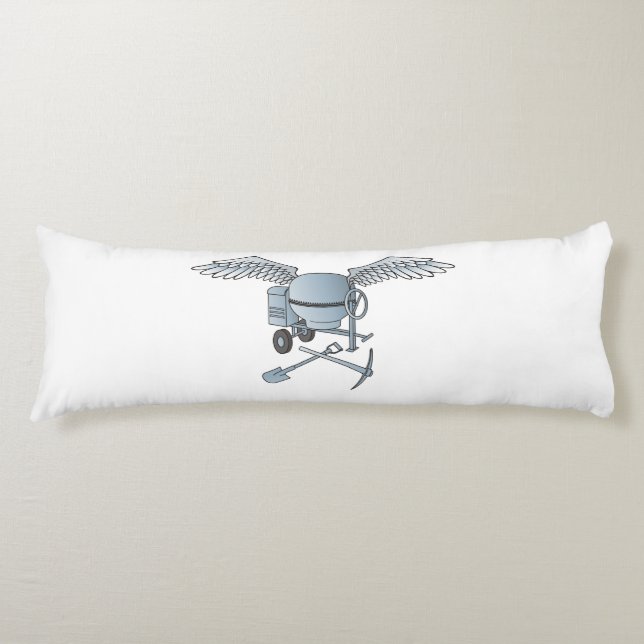 Concrete mixer blue-grey body cushion (Front)