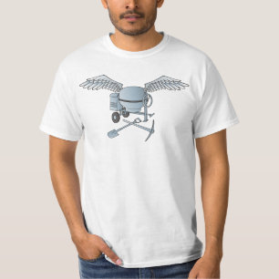 Concrete mixer blue-grey T-Shirt
