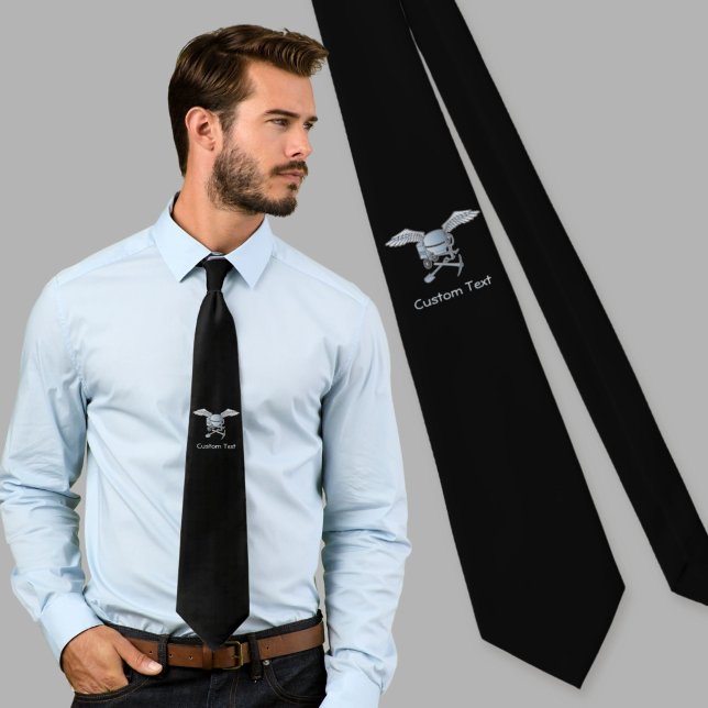Concrete mixer blue-grey tie (Creator Uploaded)
