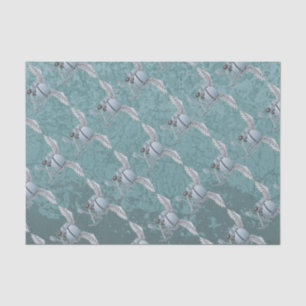 Concrete mixer blue-grey tissue paper