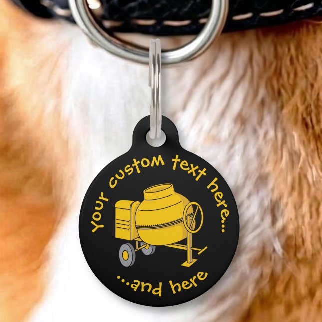 Concrete Mixer Pet Tag (Creator Uploaded)