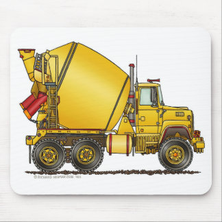 Concrete Mixer Truck Mouse Pad