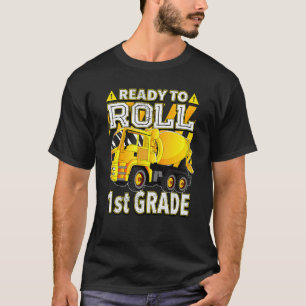 Concrete Mixer Truck Ready To Roll 1st Grade T-Shirt