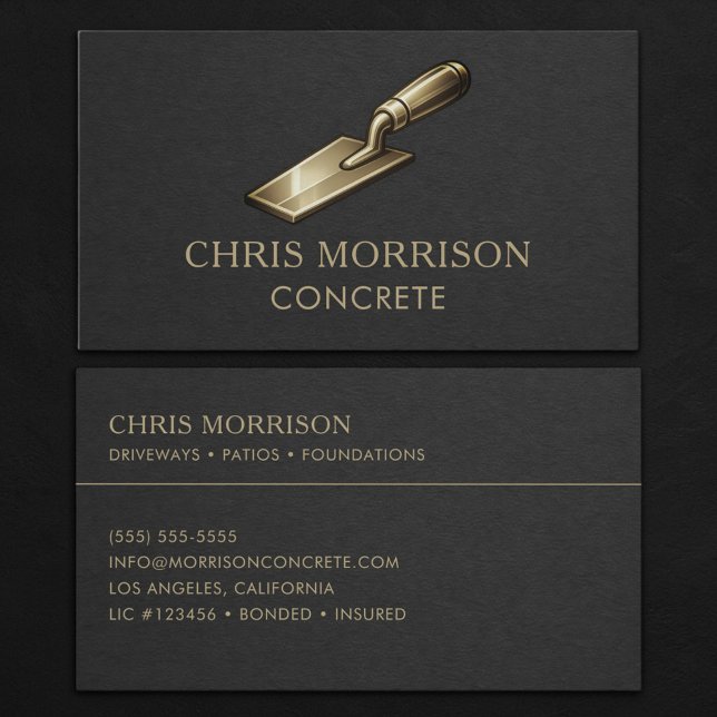 Concrete Professional Business Card (Creator Uploaded)