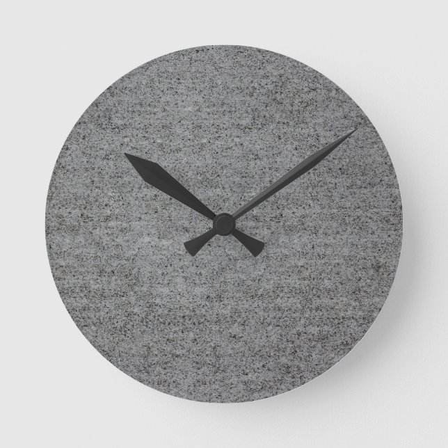 CONCRETE SLAB ~ ROUND CLOCK (Front)